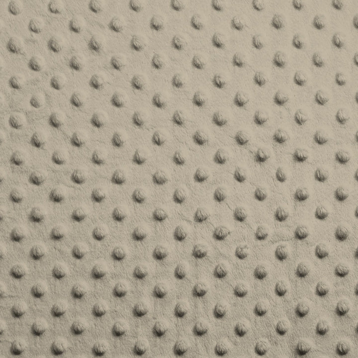Khaki Dimple Dot minky swatch