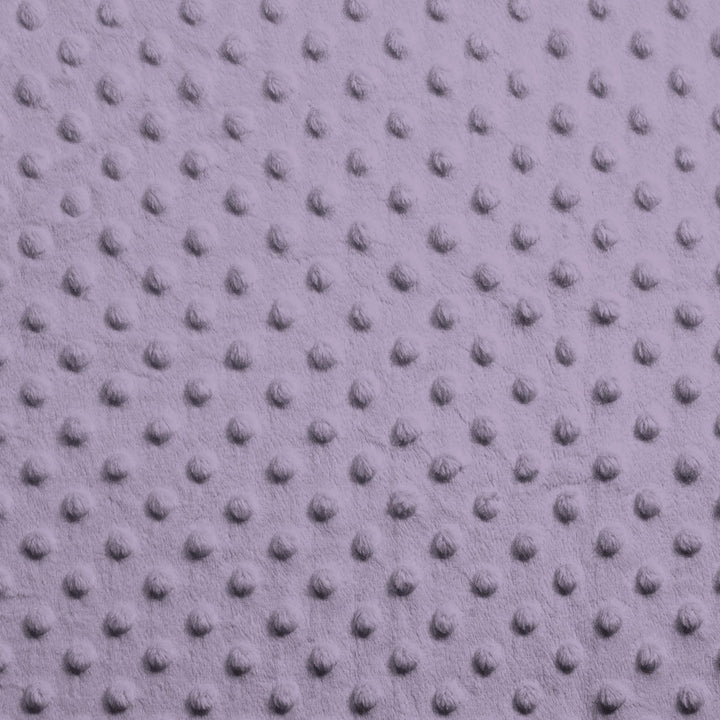 Lilac Dimple Dot minky swatch