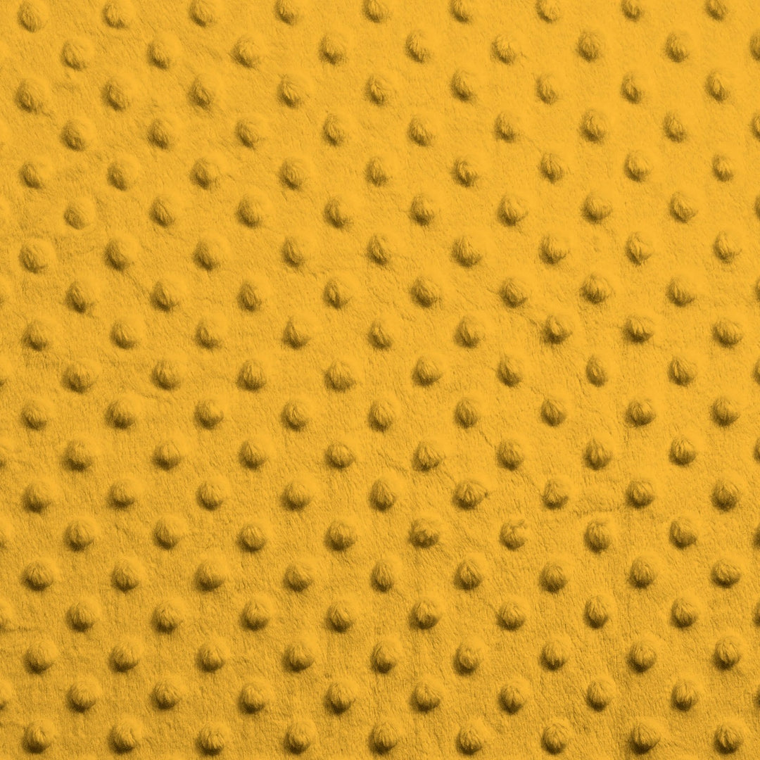 Mango Dimple Dot minky swatch