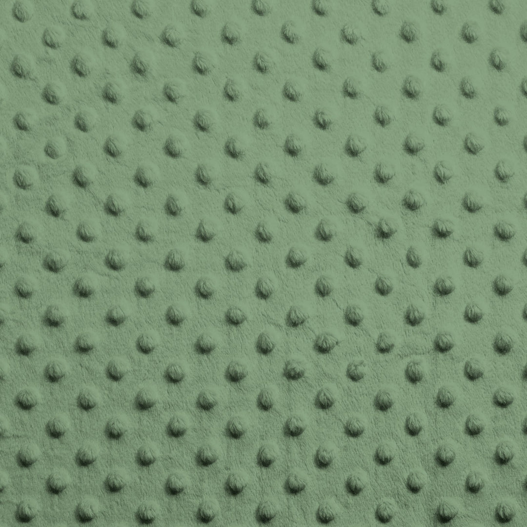 Sage minky dimple dot fabric
