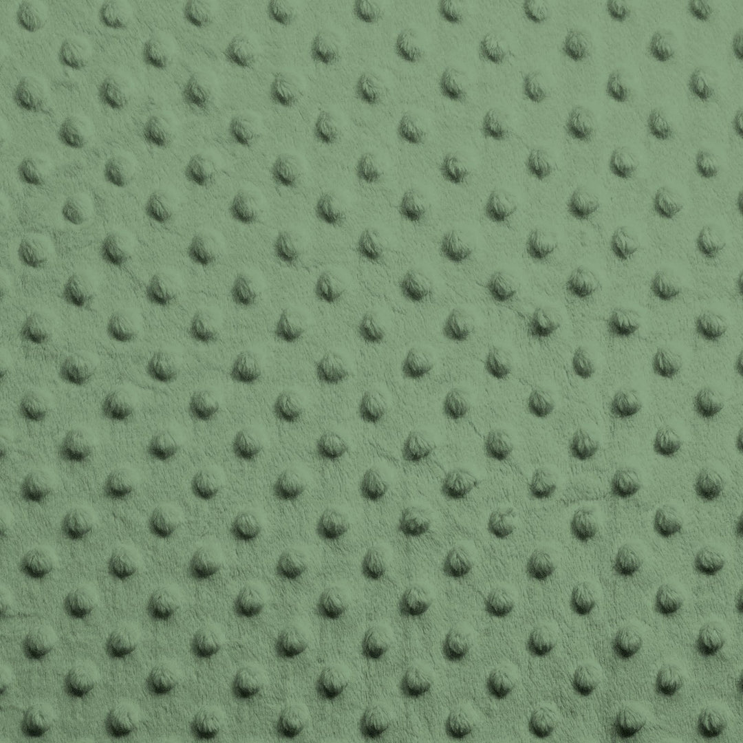 Sage Dimple Dot minky swatch