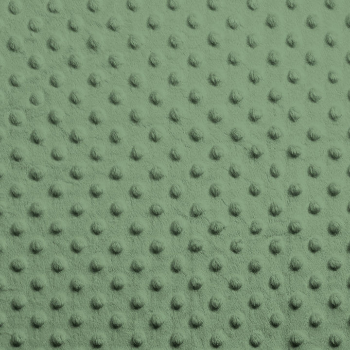 Sage Dimple Dot minky swatch
