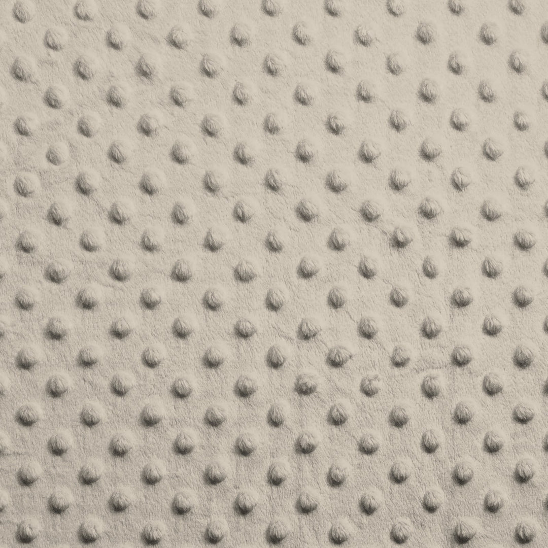 Sand minky dimple dot fabric