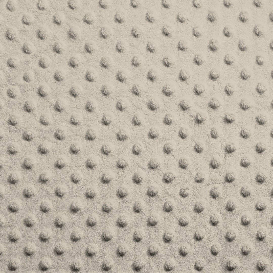 Sand Dimple Dot minky swatch