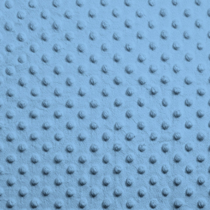 Sky Blue Dimple Dot minky swatch