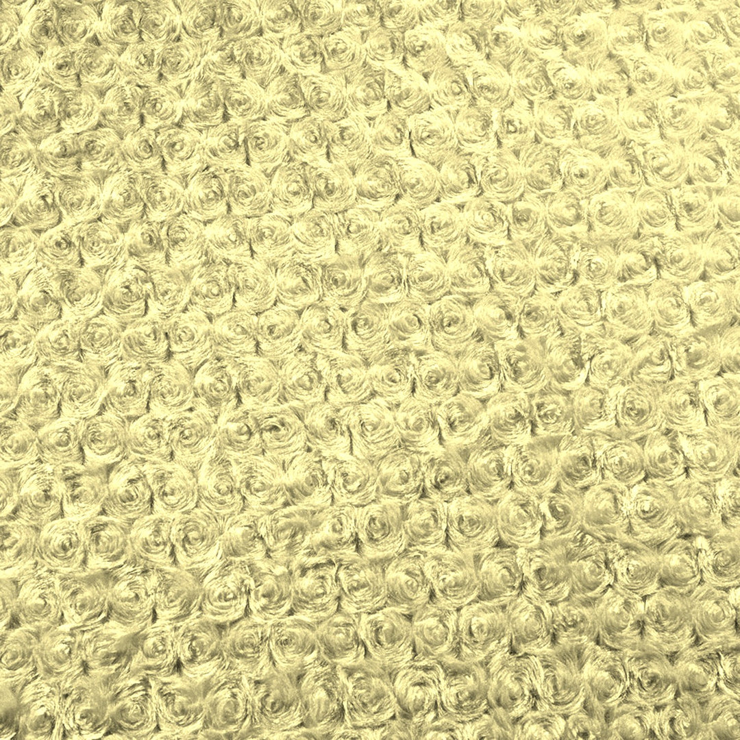 Banana minky rose cuddle fabric