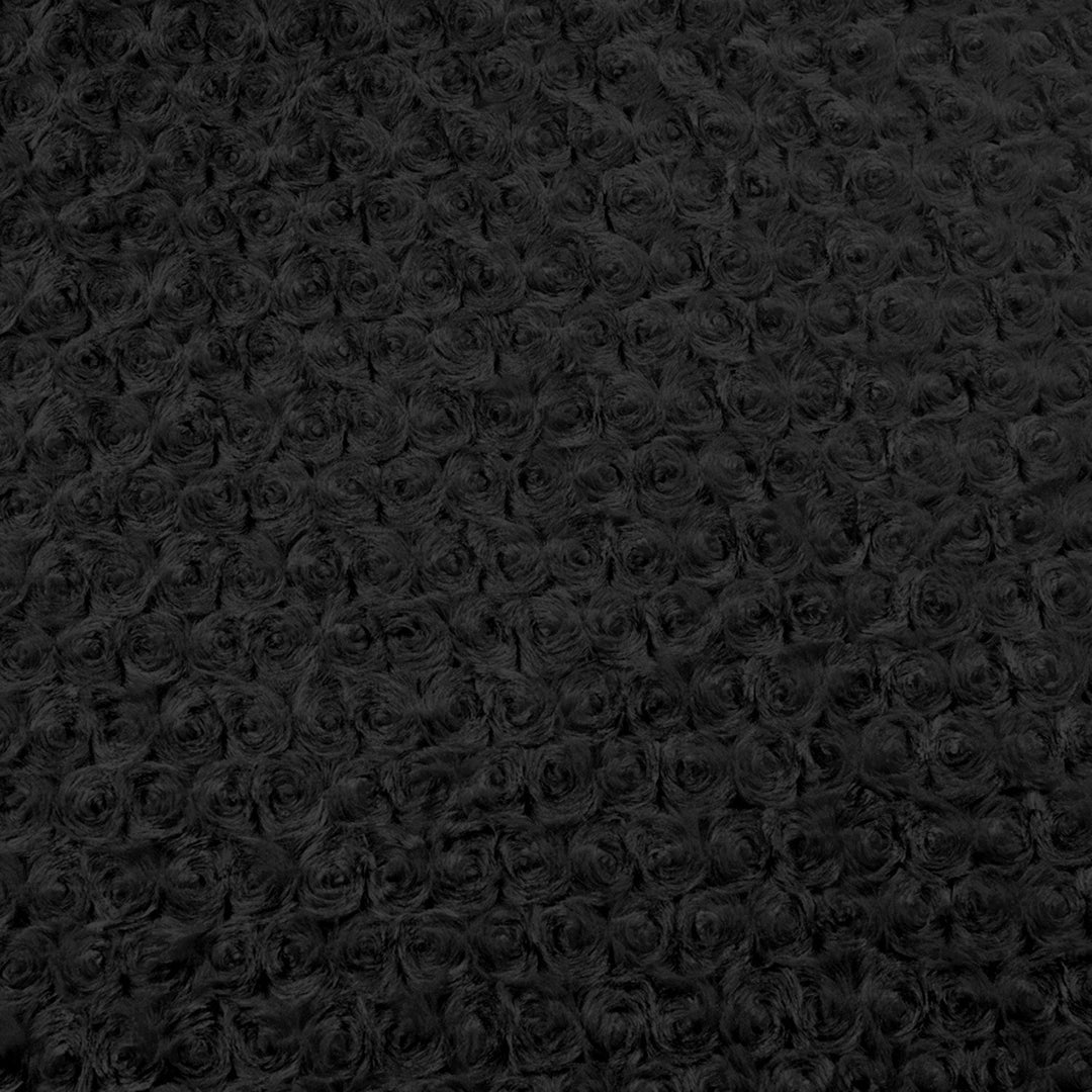Black Rose Cuddle minky swatch