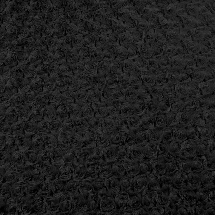 Black Rose Cuddle minky swatch