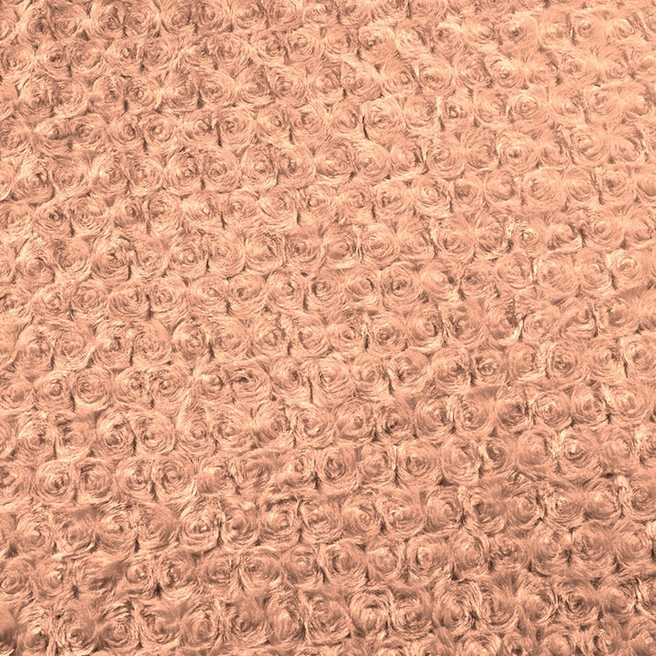 Dark Peach Rose Cuddle minky swatch