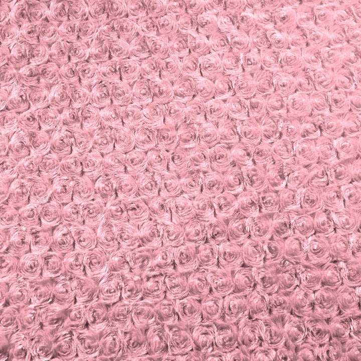 Peach Rose Cuddle minky swatch