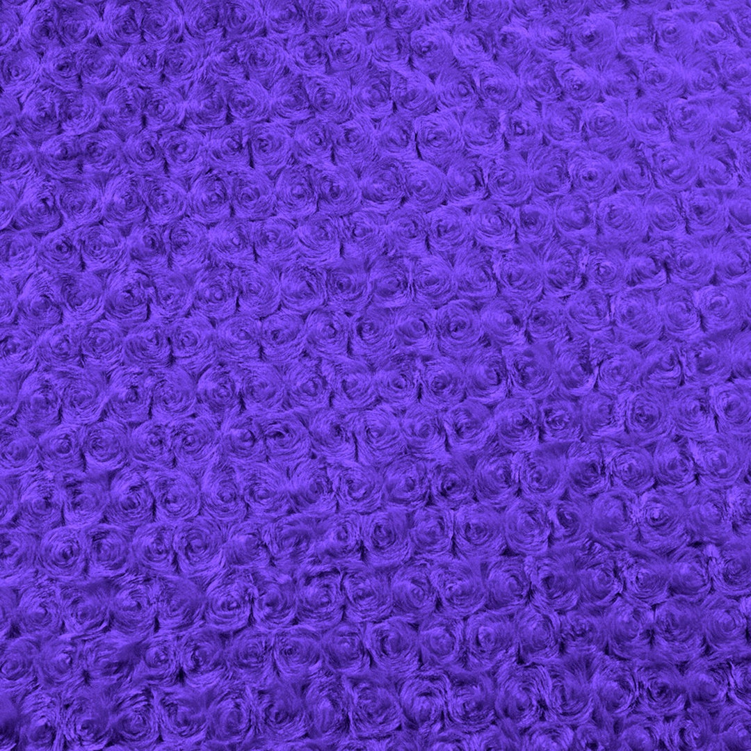 Purple Rose Cuddle minky swatch