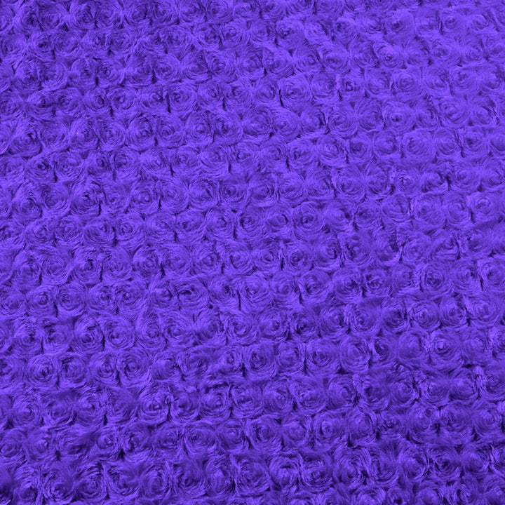 Purple Rose Cuddle minky swatch