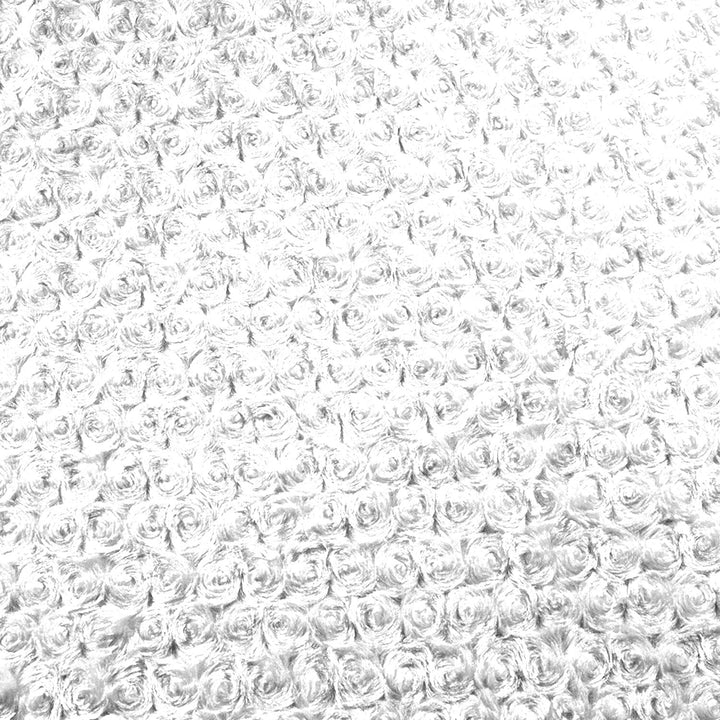 White Rose Cuddle minky swatch