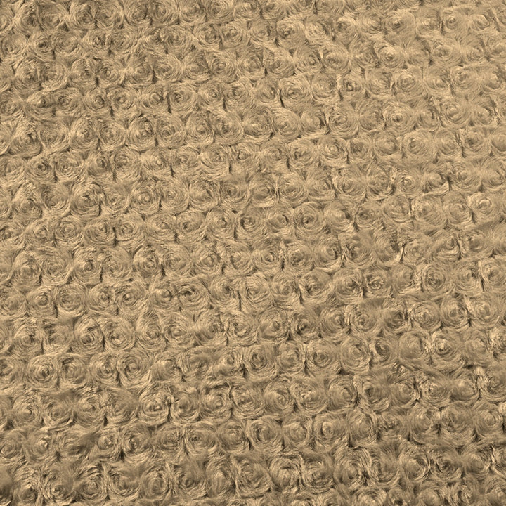 Almond Minky Rose swatch