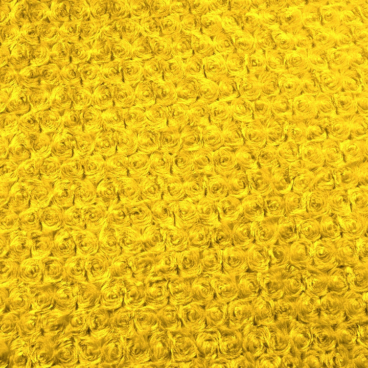 Canary Yellow Minky Rose swatch
