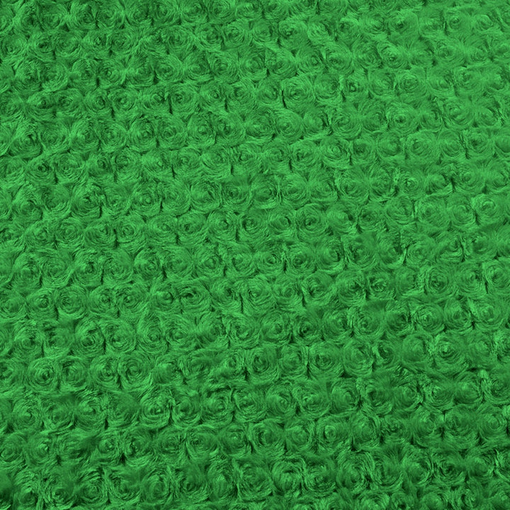 Kelly Green Minky Rose swatch