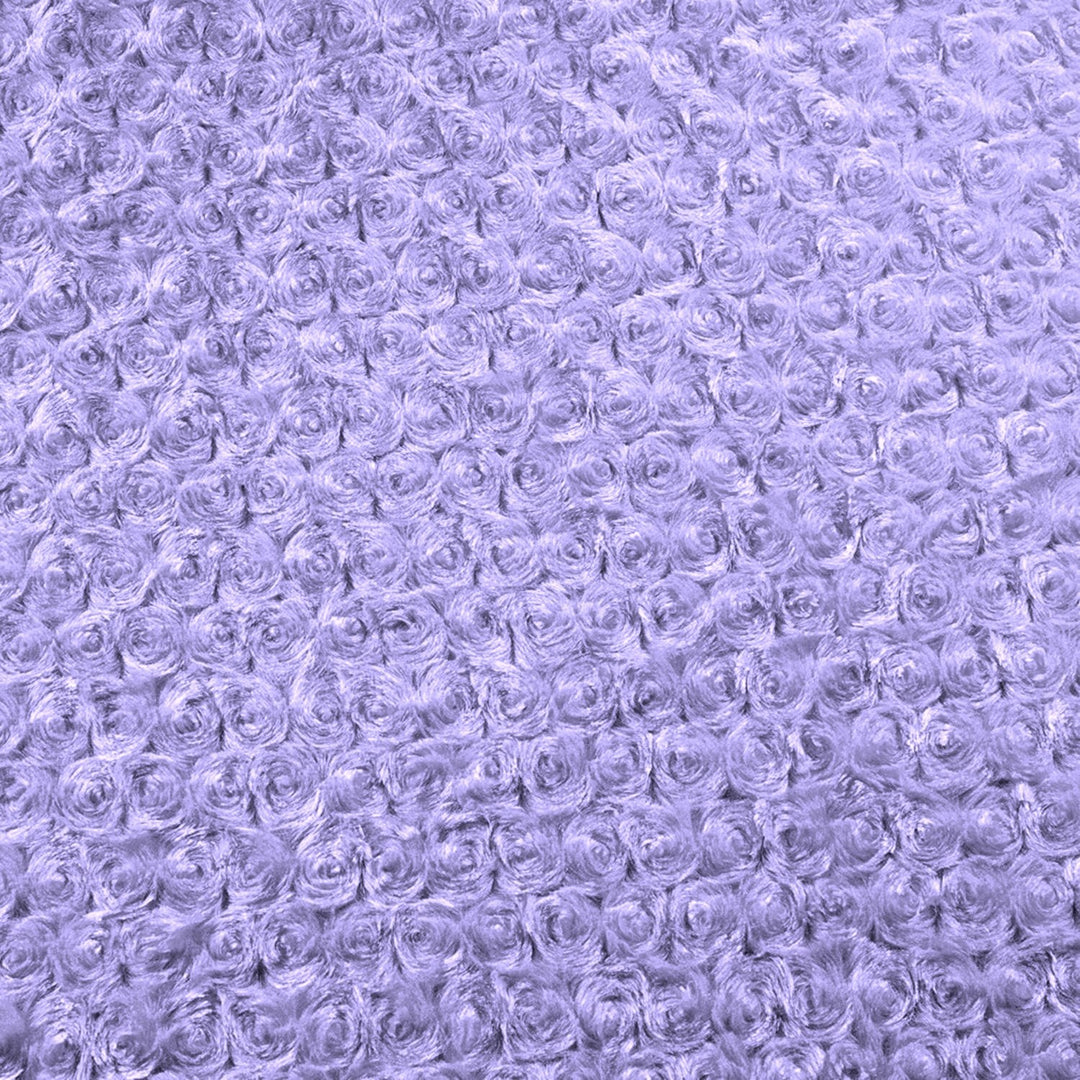 Lavender Minky Rose swatch