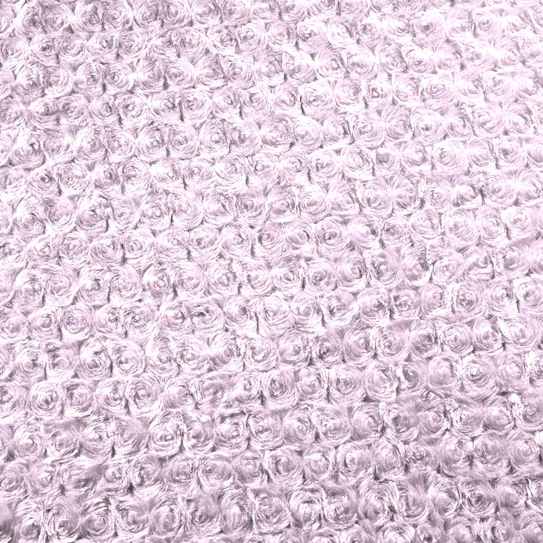 Light Pink minky rose fabric