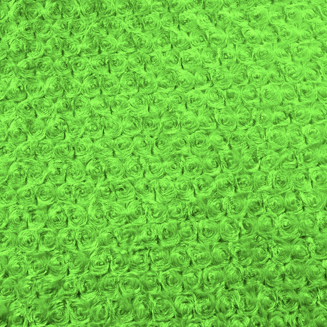 Lime Minky Rose swatch