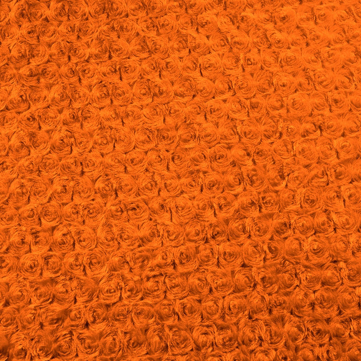 Orange Minky Rose swatch