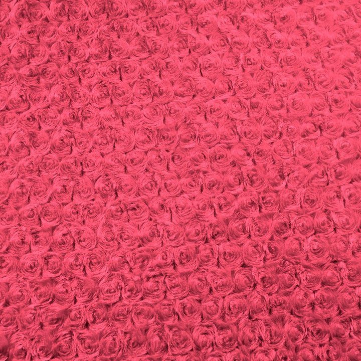 Strawberry Pink Minky Rose swatch