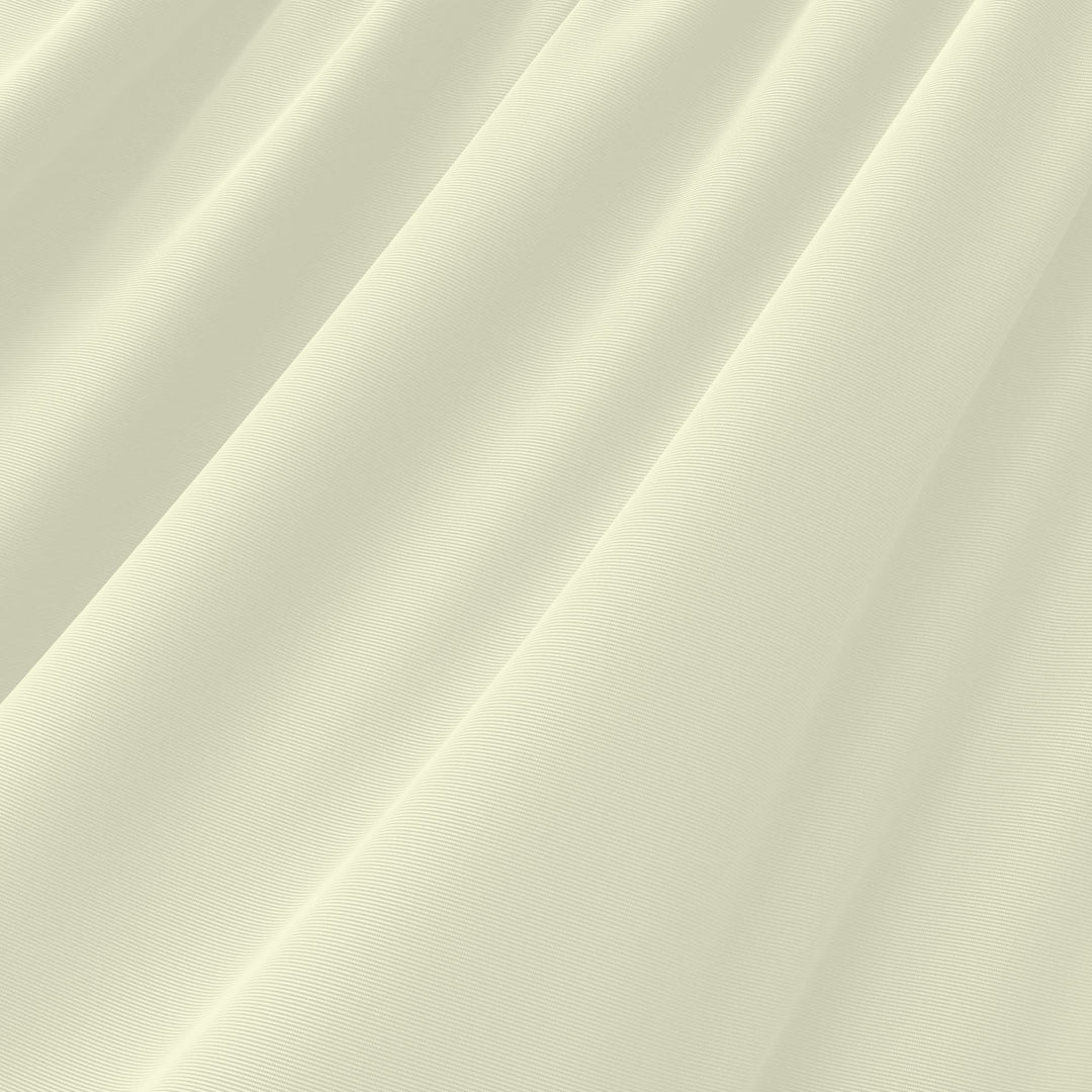 Nylon Spandex Matte Tricot Fabric 200 GSM Ivory | 4 Way Stretch