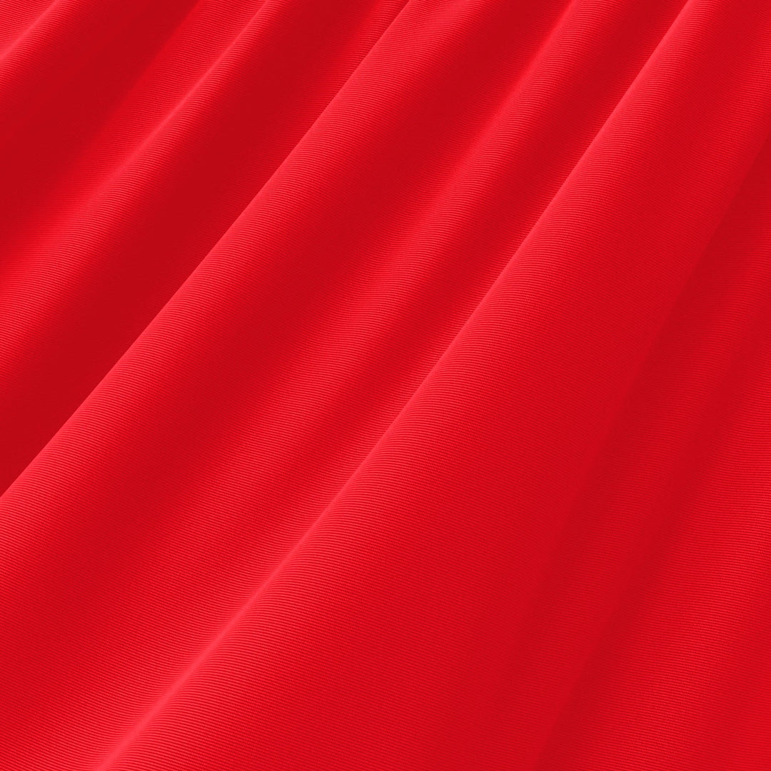 Bright Red shiny nylon spandex tricot swatch