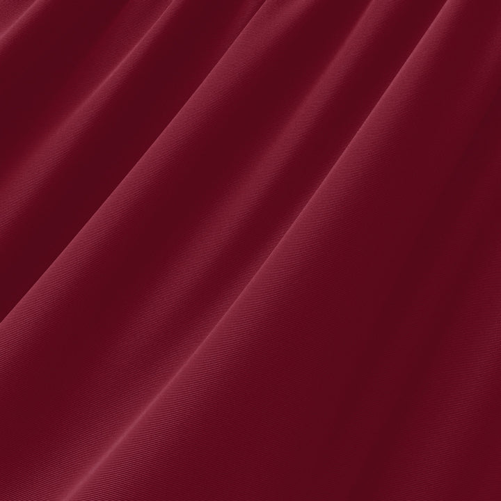Burgundy shiny nylon spandex tricot swatch