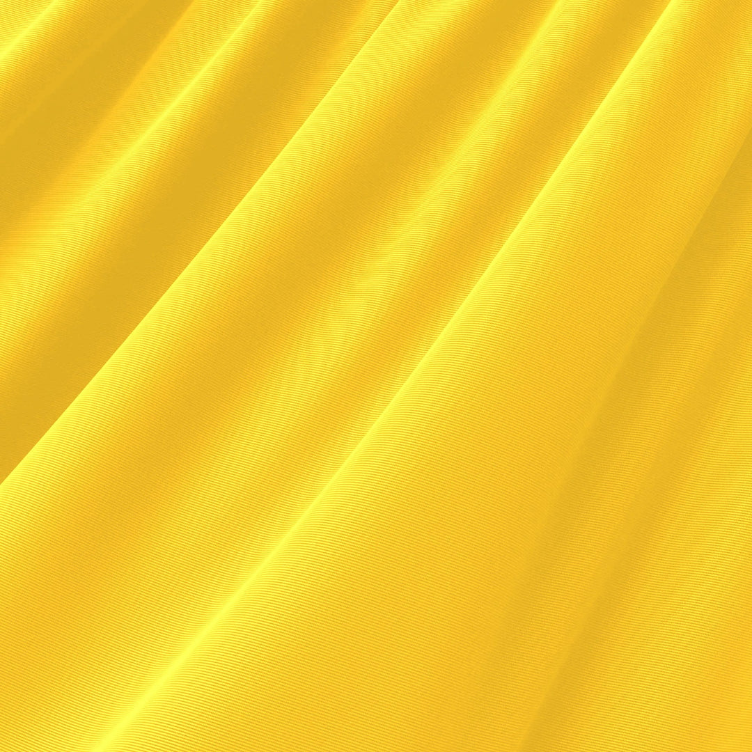 Maize shiny nylon spandex tricot swatch
