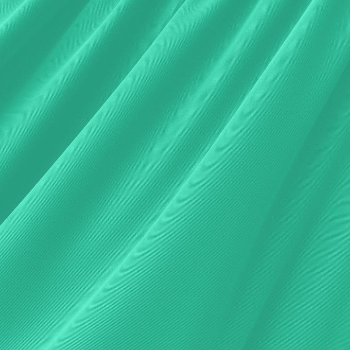 Mint shiny nylon spandex tricot swatch