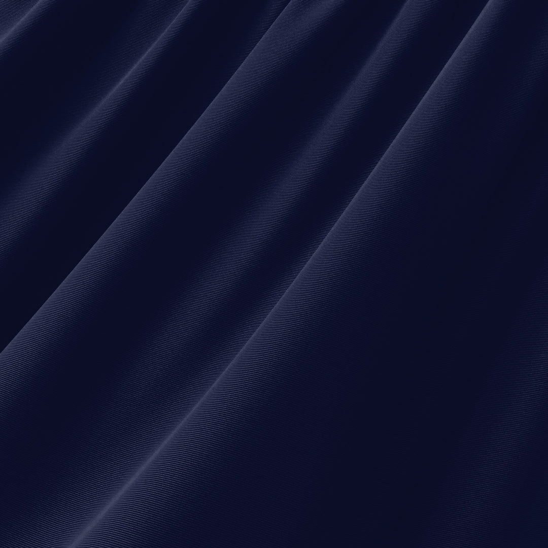 Navy shiny nylon spandex tricot swimwear fabric, 200 GSM
