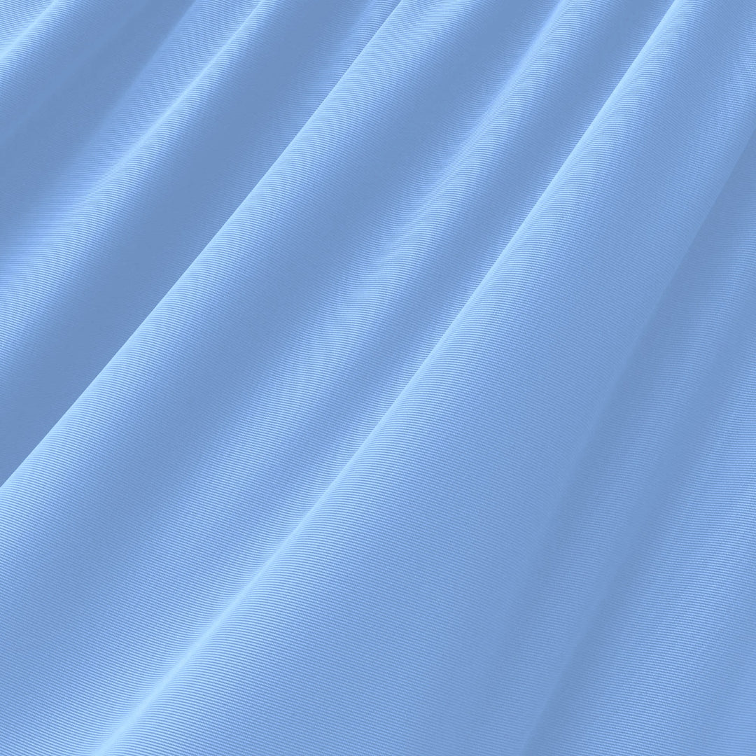 Periwinkle shiny nylon spandex tricot swimwear fabric, 200 GSM