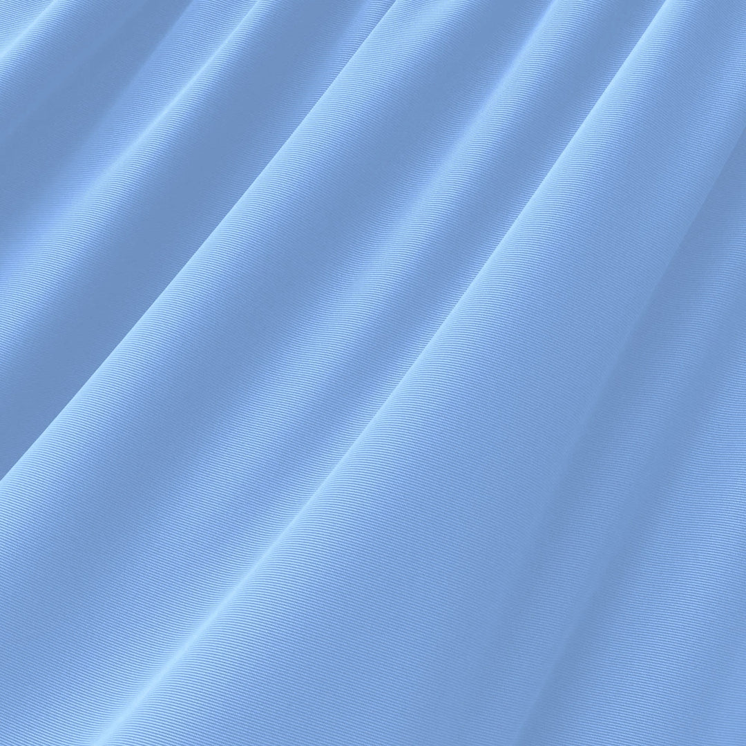 Periwinkle shiny nylon spandex tricot swatch