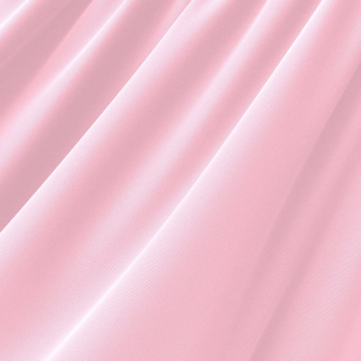 Pink shiny nylon spandex tricot swatch