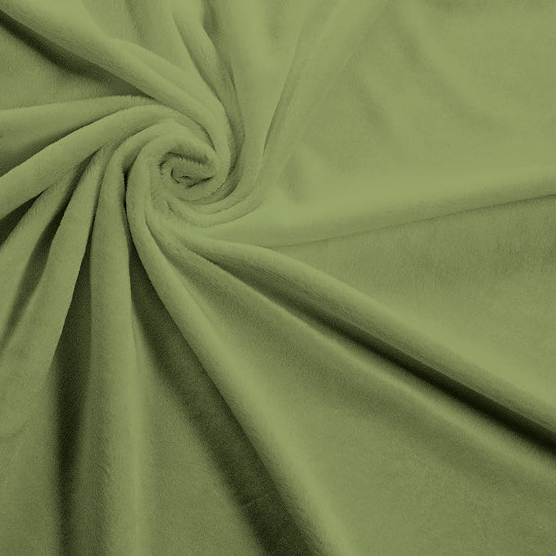 Asparagus Solid minky swatch