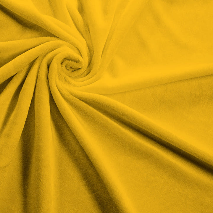 Canary Yellow Solid minky swatch