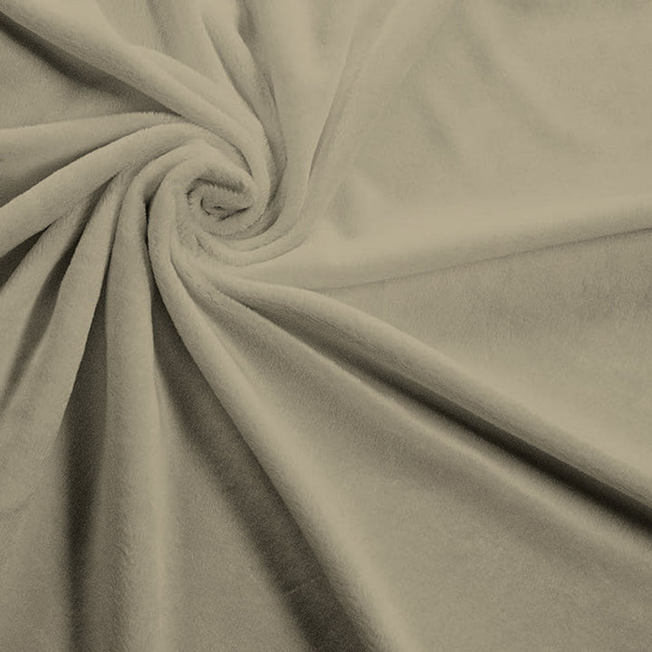 Khaki Solid minky swatch