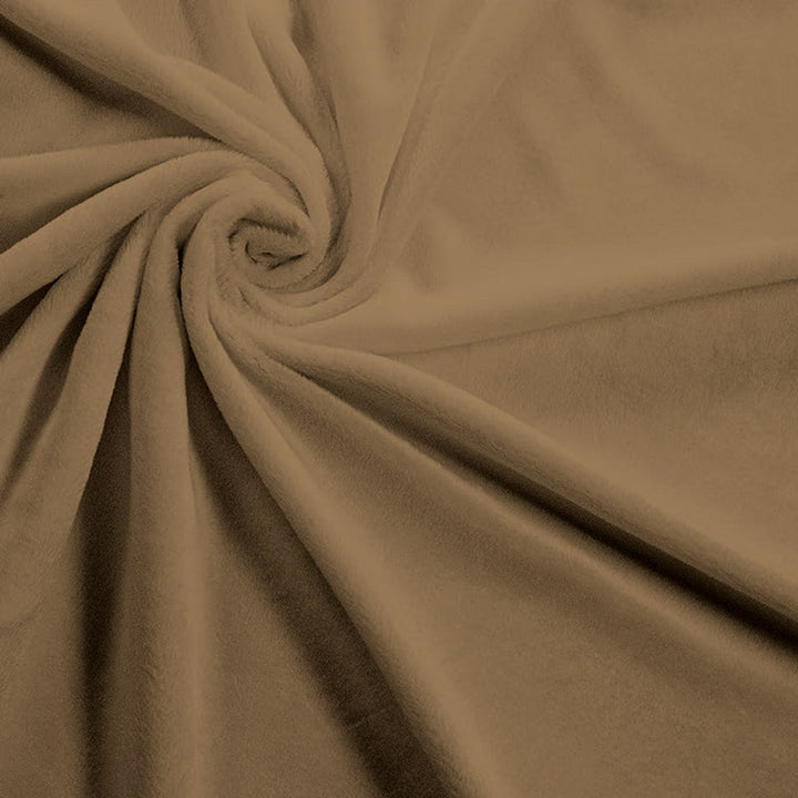 Light Brown Solid minky swatch