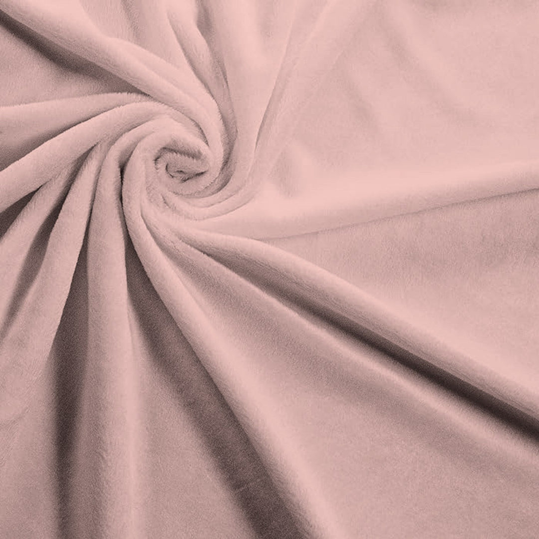 Light Pink Solid minky swatch