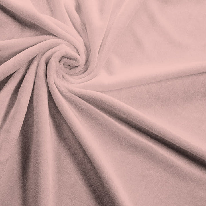 Light Pink Solid minky swatch