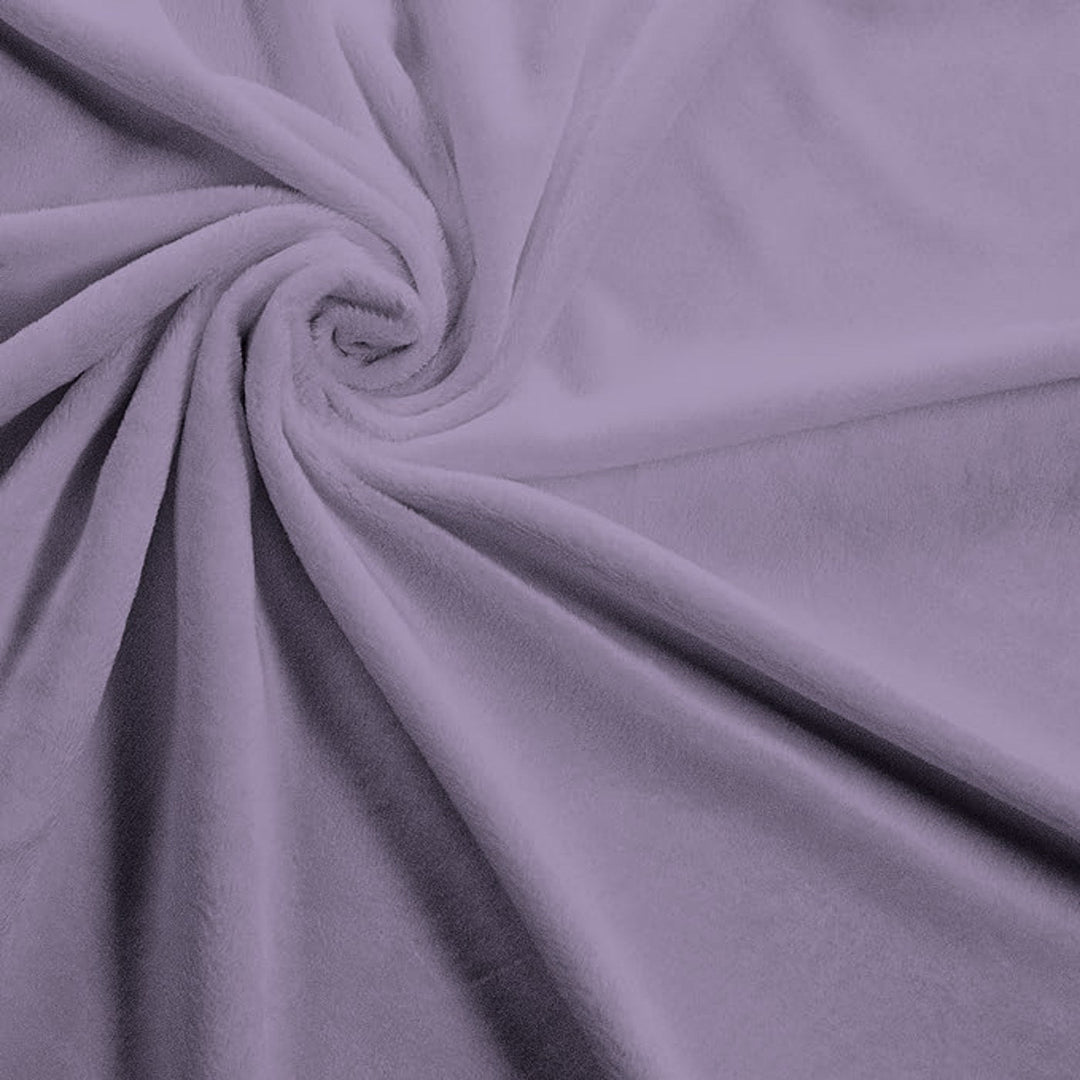 Lilac Solid minky swatch