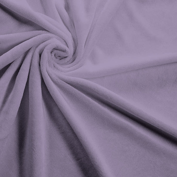 Lilac Solid minky swatch