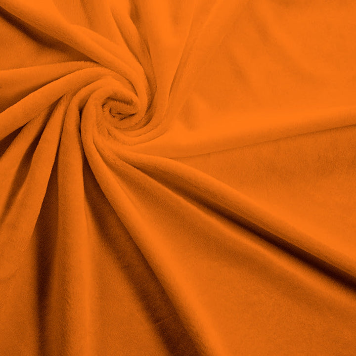 Orange Solid minky swatch