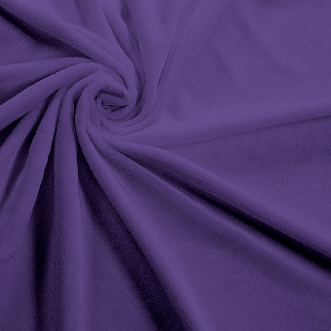 Purple Solid minky swatch