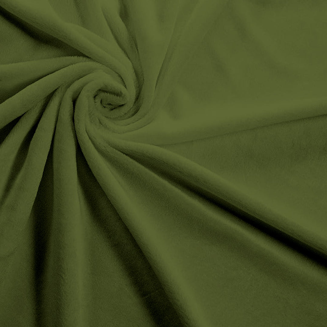 Rosemary solid minky fabric