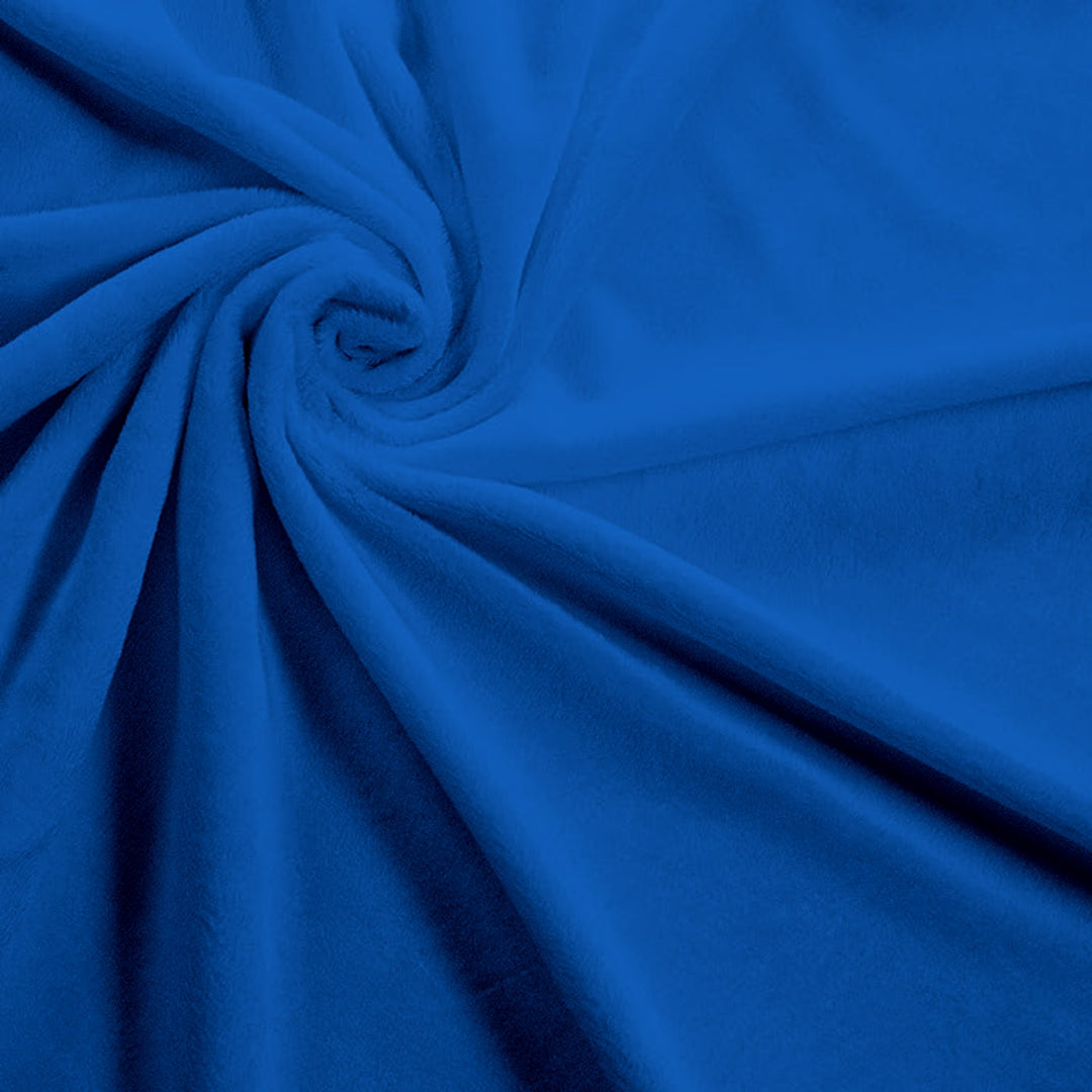 Royal Blue Solid minky swatch