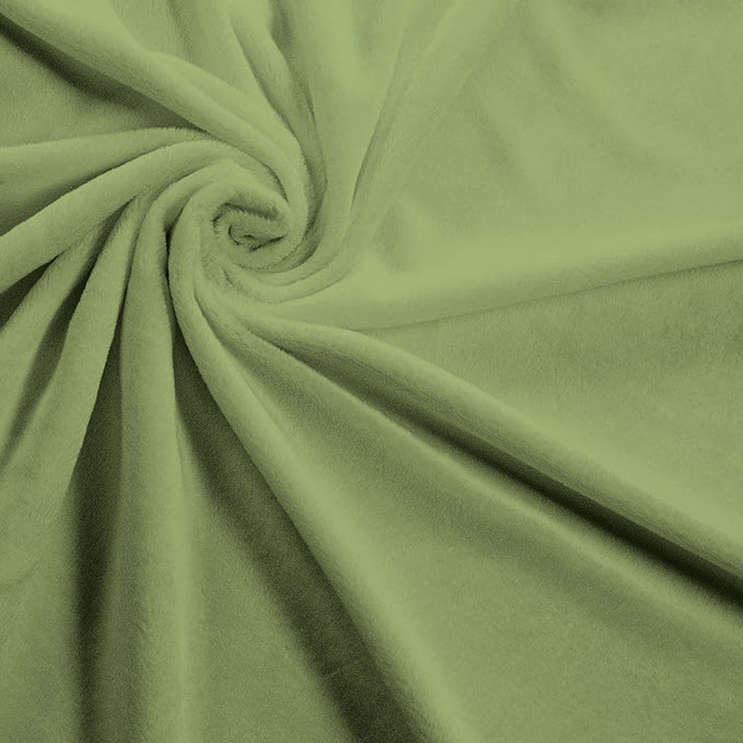Sage Solid minky swatch