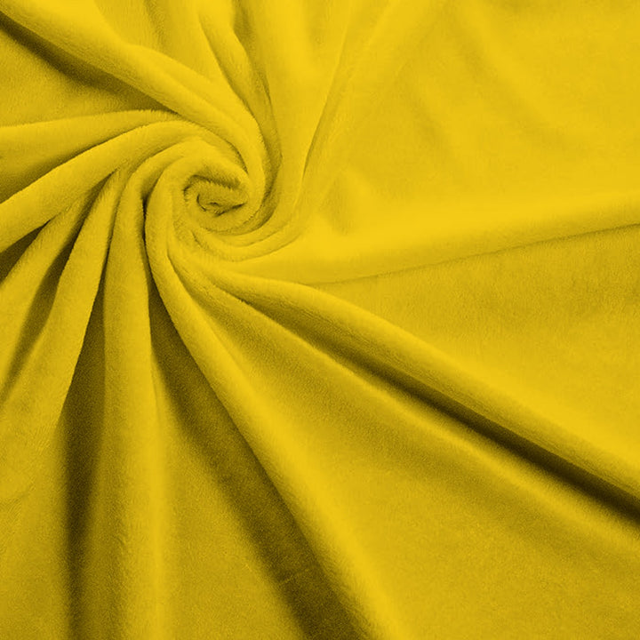 Yellow Solid minky swatch