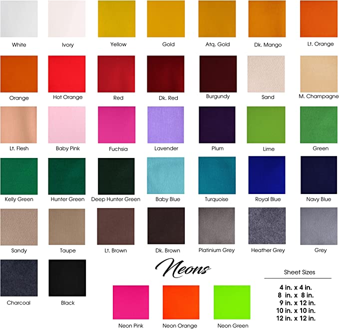 Acrylic Felt Craft Sheet Packs | Baby Blue - FabricLA.com