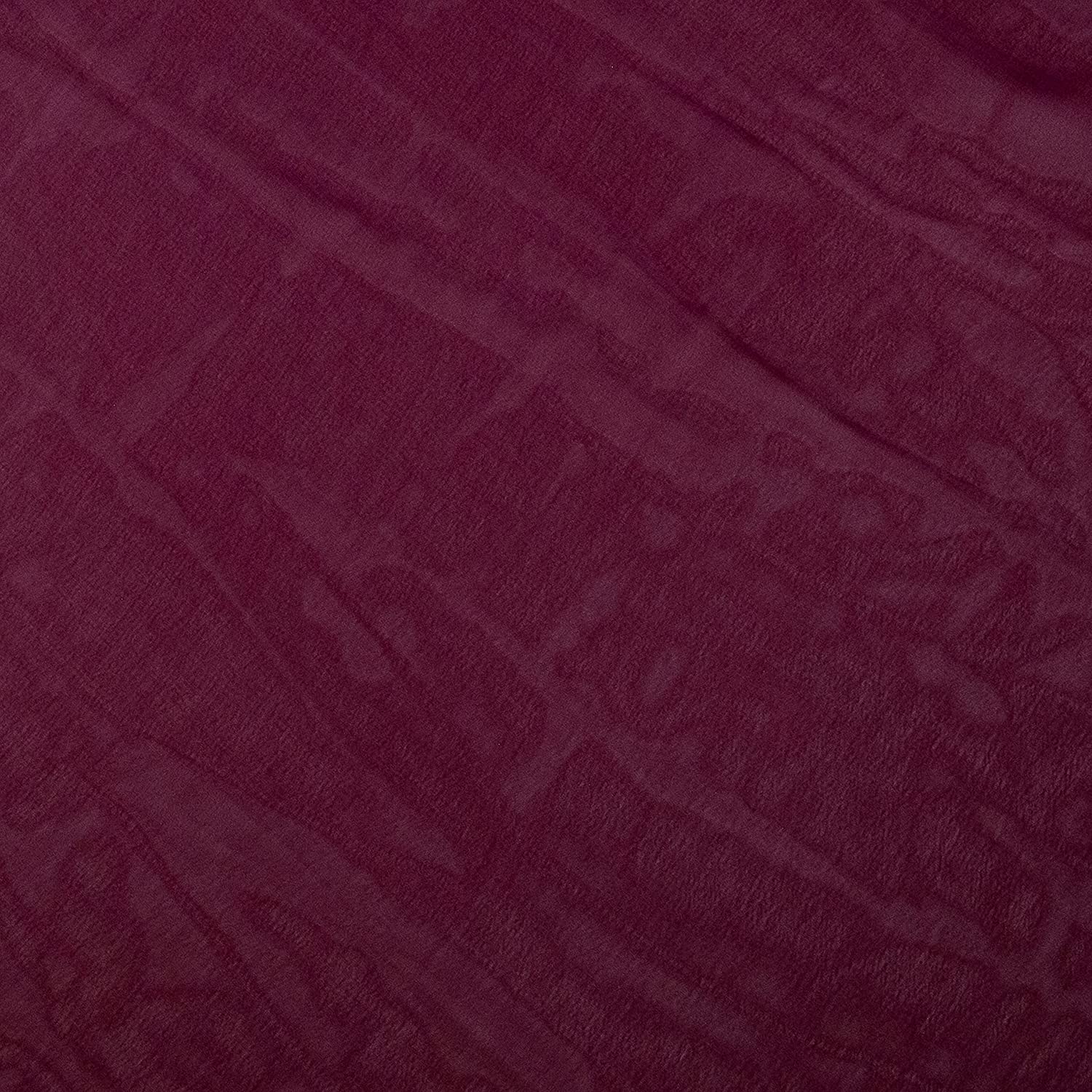 Burgundy Chiffon Fabric by the Yard | Lightweight Sheer